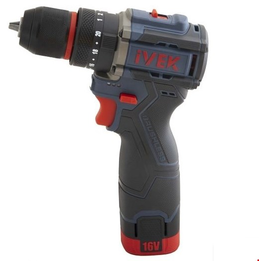 دریل شارژی چکشی ایوک براشلس لیتیوم 16 ولت مدل K-7226B